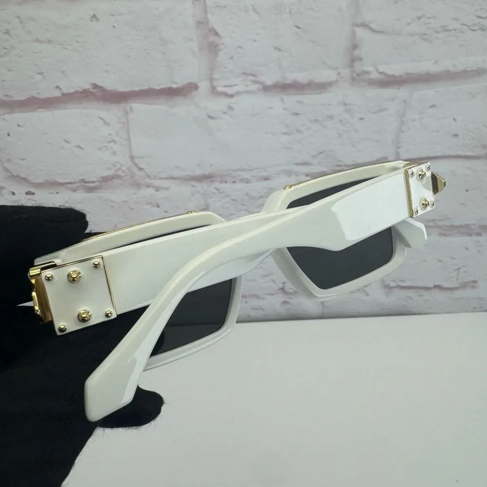 Louis Vuitton 1:1 Millionaire Z1166W White Acetate Sunglasses